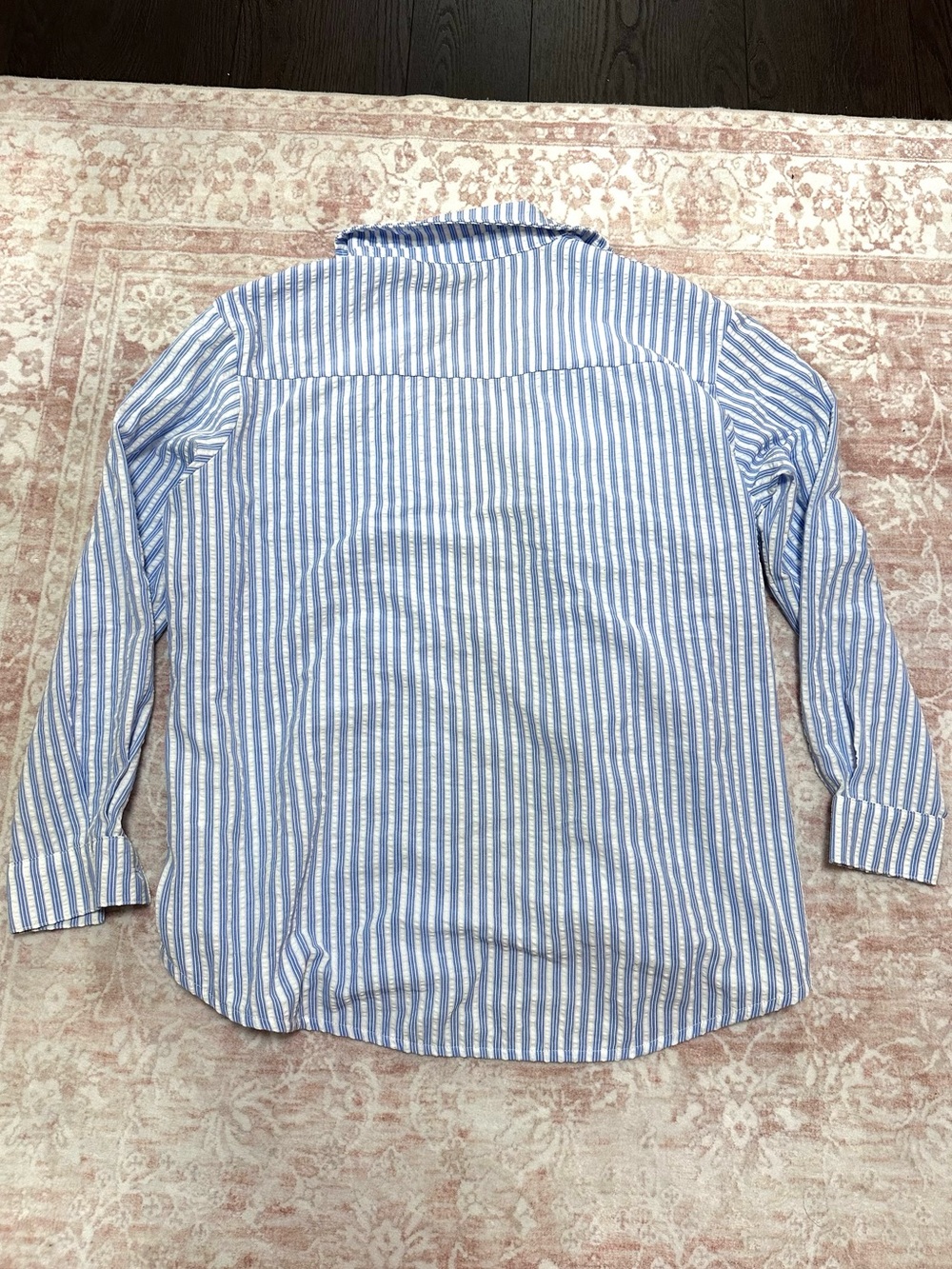 Cupshe 🩵 Striped Long Sleeve Cover Up Top - Picture 13 of 13